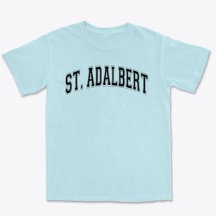 Saint Adalbert School Varsity Arch Premium Heavyweight T-shirt