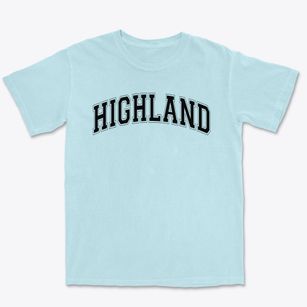 Highland Charter Public School Varsity Arch Premium Heavyweight T-shirt