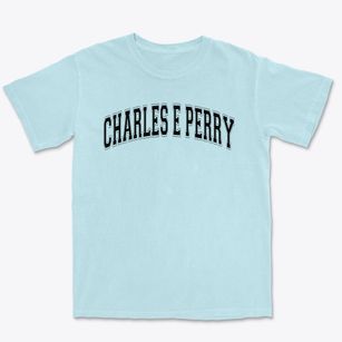 Charles E Perry Elementary School Varsity Arch Premium Heavyweight T-shirt