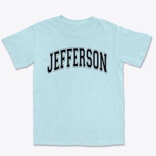 Jefferson Elementary School Varsity Arch Premium Heavyweight T-shirt