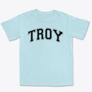 Troy Christian School Varsity Arch Premium Heavyweight T-shirt