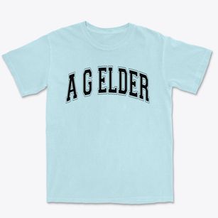 A G Elder Elementary School Varsity Arch Premium Heavyweight T-shirt