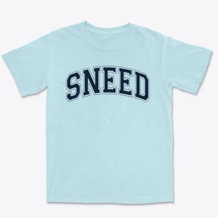 Sneed Elementary School Varsity Arch Premium Heavyweight T-shirt
