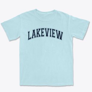 Lakeview Elementary School Varsity Arch Premium Heavyweight T-shirt