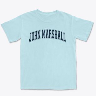 John Marshall Elementary School Varsity Arch Premium Heavyweight T-shirt