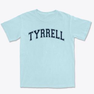 Tyrrell Elementary School Varsity Arch Premium Heavyweight T-shirt