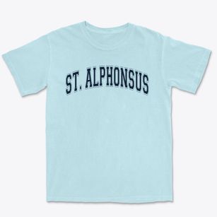St. Alphonsus School Varsity Arch Premium Heavyweight T-shirt
