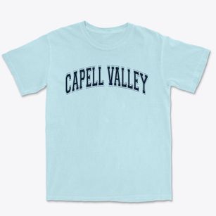 Capell Valley Elementary School Varsity Arch Premium Heavyweight T-shirt
