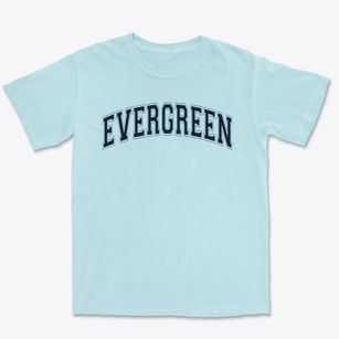 Evergreen Middle School Varsity Arch Premium Heavyweight T-shirt