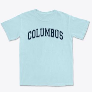 Columbus School Varsity Arch Premium Heavyweight T-shirt