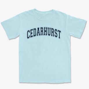 Cedarhurst Secondary School Varsity Arch Premium Heavyweight T-shirt