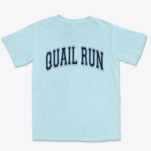 Quail Run Elementary School Varsity Arch Premium Heavyweight T-shirt