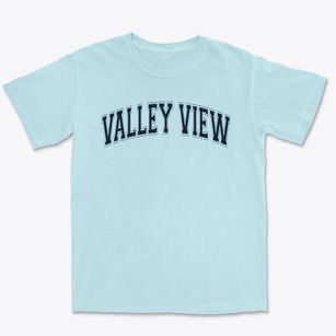 Valley View Elementary School Varsity Arch Premium Heavyweight T-shirt