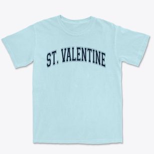 Saint Valentine School Varsity Arch Premium Heavyweight T-shirt