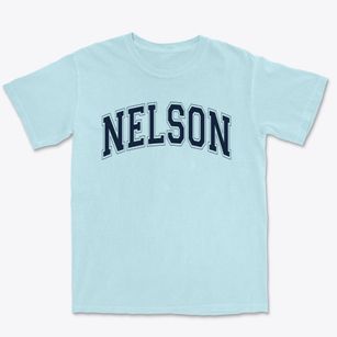 Nelson Early Childhood Center Varsity Arch Premium Heavyweight T-shirt