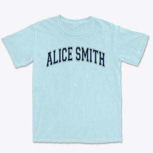Alice Smith Elementary School Varsity Arch Premium Heavyweight T-shirt