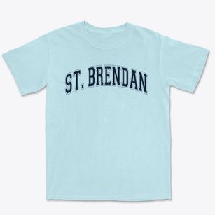 Saint Brendan Catholic School Varsity Arch Premium Heavyweight T-shirt