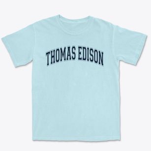 Thomas Edison Intermediate School Varsity Arch Premium Heavyweight T-shirt