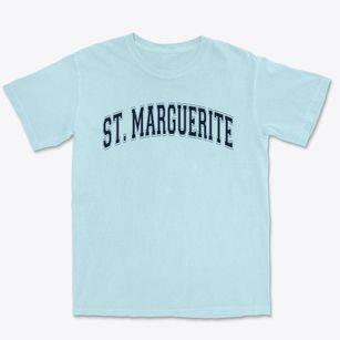 Saint Marguerite D'youville Academy Varsity Arch Premium Heavyweight T-shirt