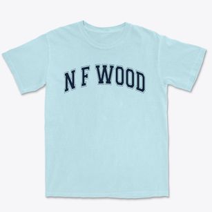 N F Wood Advanced Technology Center Varsity Arch Premium Heavyweight T-shirt