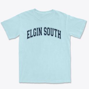 Elgin South Elementary School Varsity Arch Premium Heavyweight T-shirt