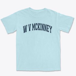 W V Mckinney Elementary School Varsity Arch Premium Heavyweight T-shirt