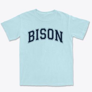 Bison Elementary School Varsity Arch Premium Heavyweight T-shirt