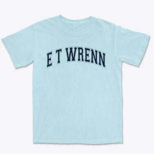 E T Wrenn Junior High School Varsity Arch Premium Heavyweight T-shirt