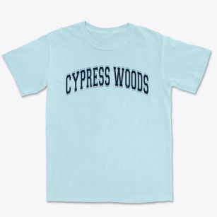Cypress Woods High School Varsity Arch Premium Heavyweight T-shirt