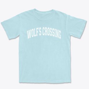 Wolf's Crossing Elementary Varsity Arch Premium Heavyweight T-shirt