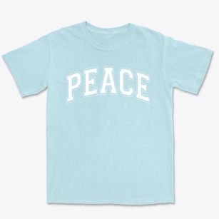 Peace Lutheran School Varsity Arch Premium Heavyweight T-shirt