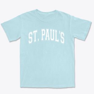 Saint Paul's Lutheran School Varsity Arch Premium Heavyweight T-shirt