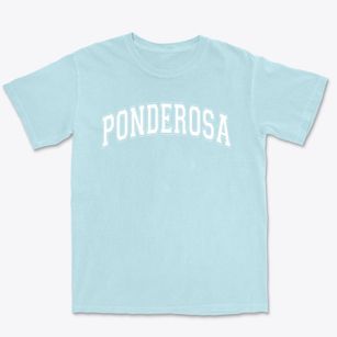 Ponderosa Elementary School Varsity Arch Premium Heavyweight T-shirt