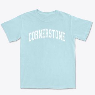 Cornerstone School Varsity Arch Premium Heavyweight T-shirt