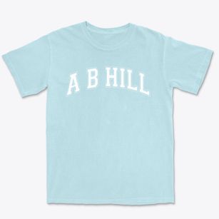A B Hill Elementary School Varsity Arch Premium Heavyweight T-shirt