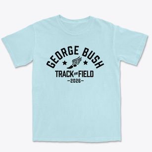 George Bush Elementary School Track and Field Premium Heavyweight T-shirt