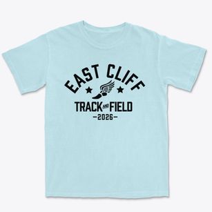 East Cliff Elementary School Track and Field Premium Heavyweight T-shirt