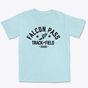 Falcon Pass Elementary School Track and Field Premium Heavyweight T-shirt