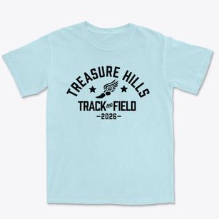 Treasure Hills Elementary School Track and Field Premium Heavyweight T-shirt