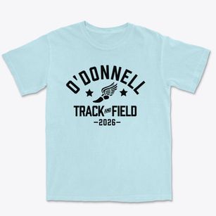 O'donnell High School Track and Field Premium Heavyweight T-shirt