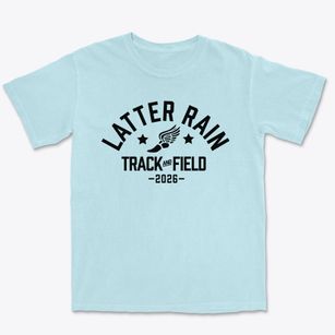 Latter Rain Christian Track and Field Premium Heavyweight T-shirt