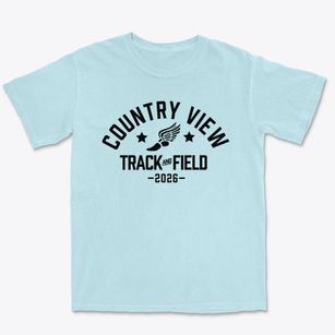 Country View Elementary School Track and Field Premium Heavyweight T-shirt
