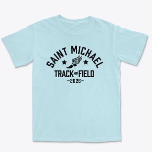 Saint Michael The Archangel Catholic High School Track and Field Premium Heavyweight T-shirt