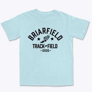 Briarfield Elementary School Track and Field Premium Heavyweight T-shirt
