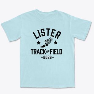 Lister Elementary Magnet School Track and Field Premium Heavyweight T-shirt