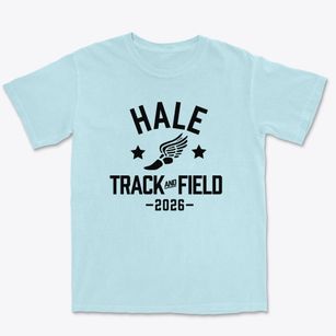 Nathan Hale High School Track and Field Premium Heavyweight T-shirt
