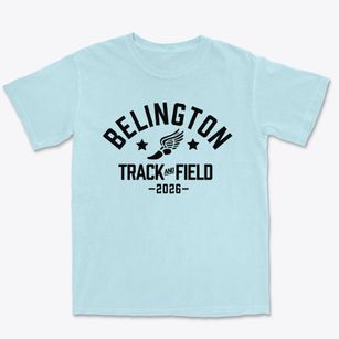 Belington Elementary School Track and Field Premium Heavyweight T-shirt