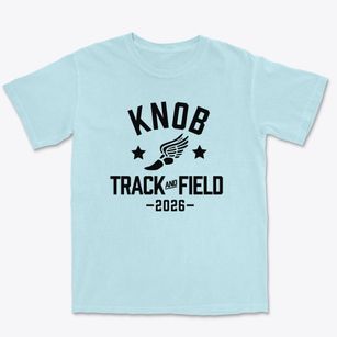 Knob Elementary School Track and Field Premium Heavyweight T-shirt