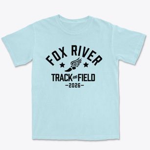 Fox River Middle School Track and Field Premium Heavyweight T-shirt