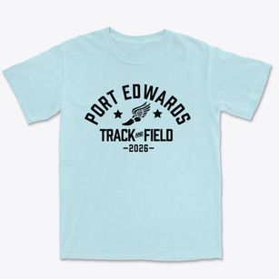 Port Edwards High School Track and Field Premium Heavyweight T-shirt